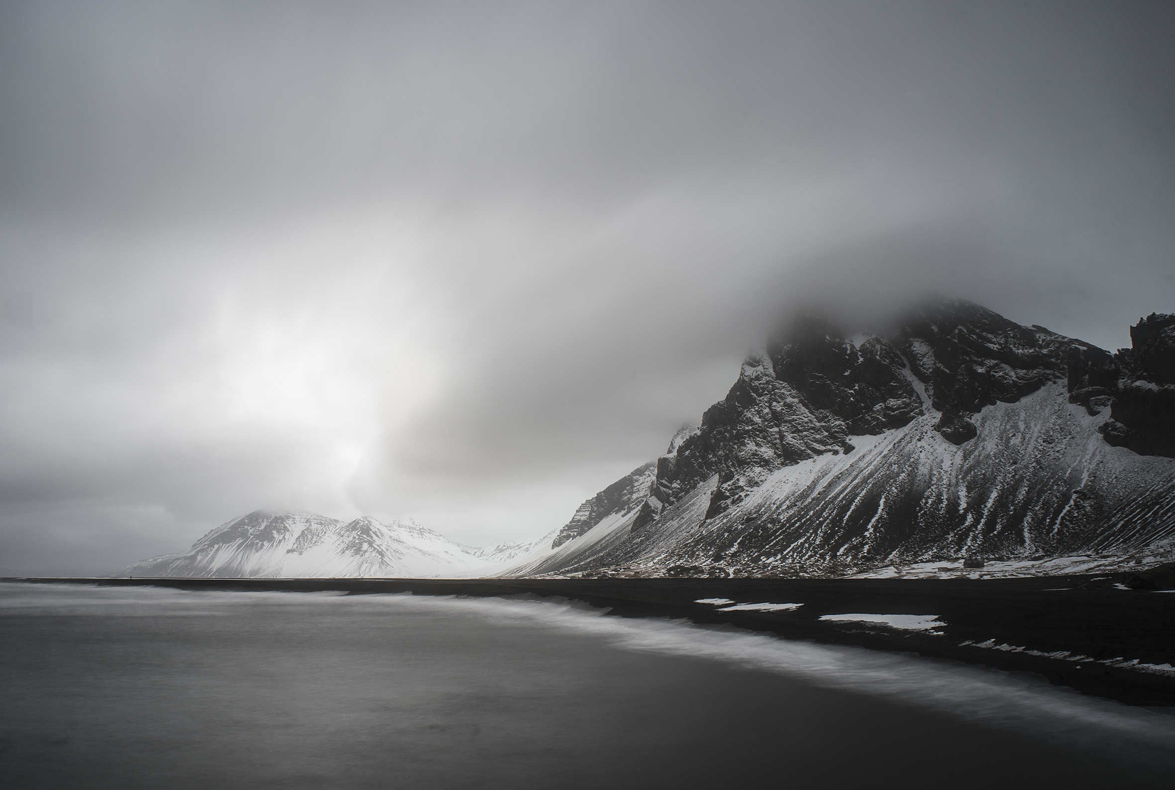 Island / Iceland in black and white